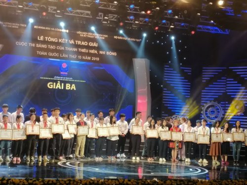 Tổng kết trao giải Cuộc thi Sáng tạo thanh thiếu niên, nhi đồng toàn quốc 