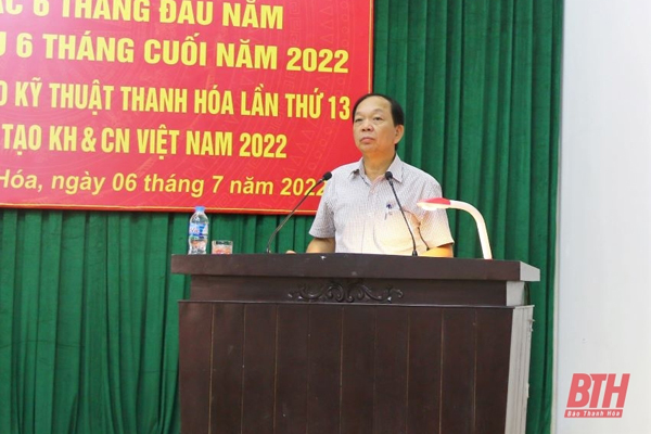 Phát động tham gia hội thi Sáng tạo kỹ thuật Thanh Hóa năm 2022-2023 và Giải thưởng Sáng tạo Khoa học Công nghệ Việt Nam năm 2022