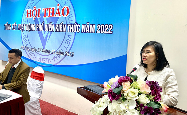 Phổ biến kiến thức KH&CN là hoạt động quan trọng đối với Liên hiệp Hội Việt Nam