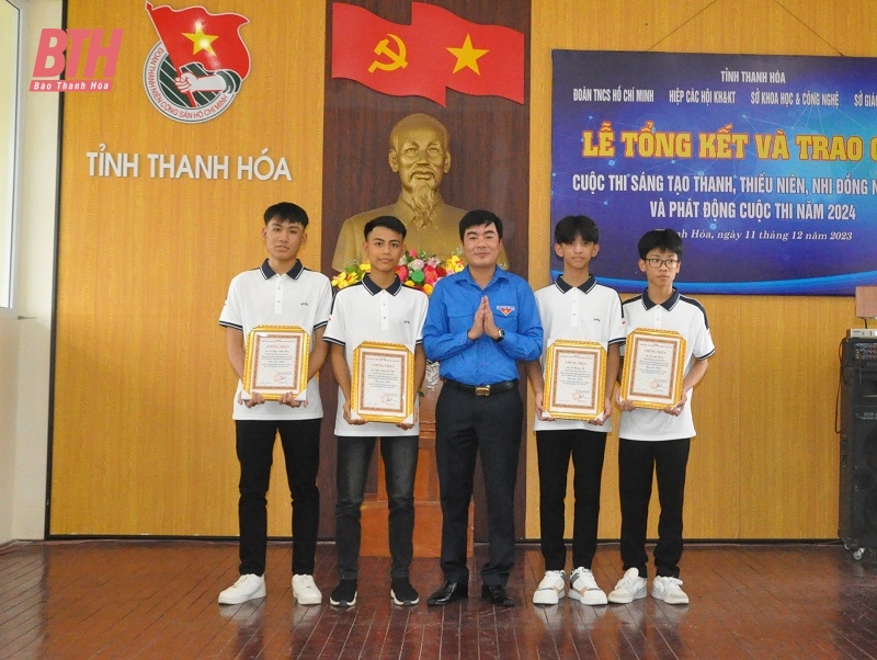 Tổng kết và trao giải “Cuộc thi sáng tạo thanh thiếu niên, nhi đồng tỉnh Thanh Hoá năm 2023”
