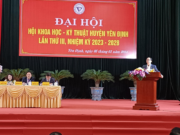 Đại hội lần thứ III Hội Khoa học kỹ thuật huyện Yên Định nhiệm kỳ 2023-2028