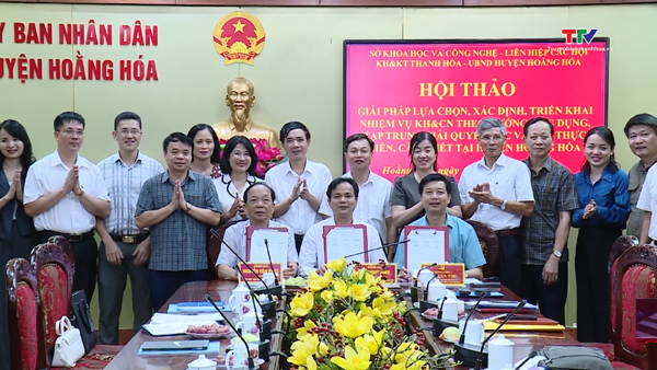 Hội thảo ứng dụng khoa học và công nghệ vào phát triển kinh tế - xã hội tại huyện Hoằng Hóa