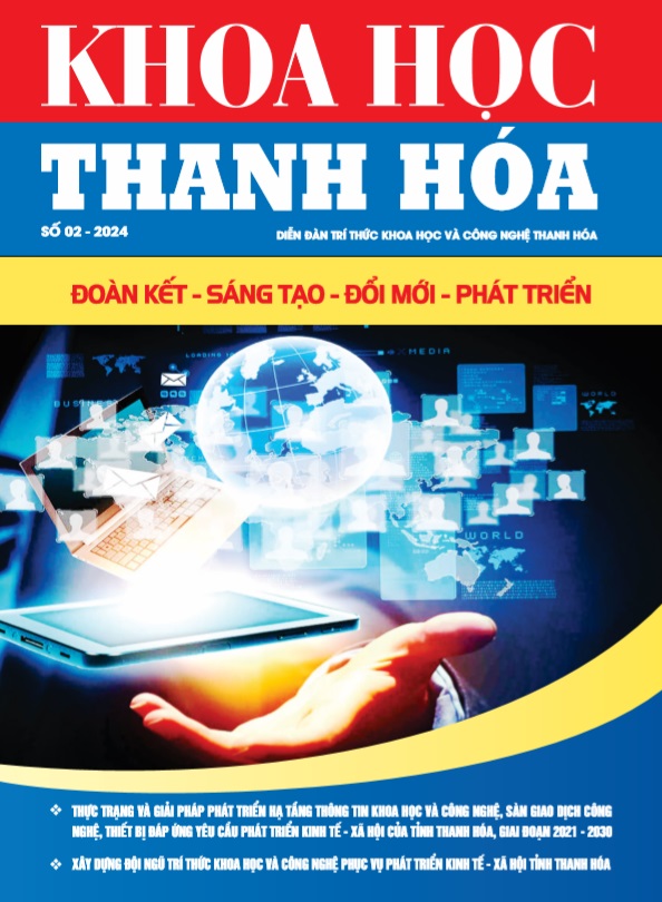 Tập san Khoa học Thanh Hóa số 2 - 2024