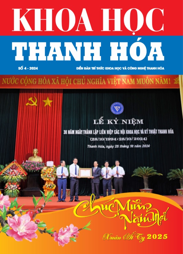 Tập san Khoa học Thanh Hóa số 4 - 2024