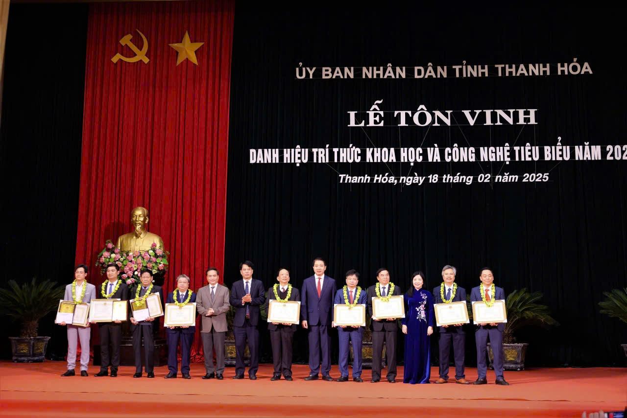 Lễ tôn vinh danh hiệu trí thức KH&CN tiêu biểu năm 2024