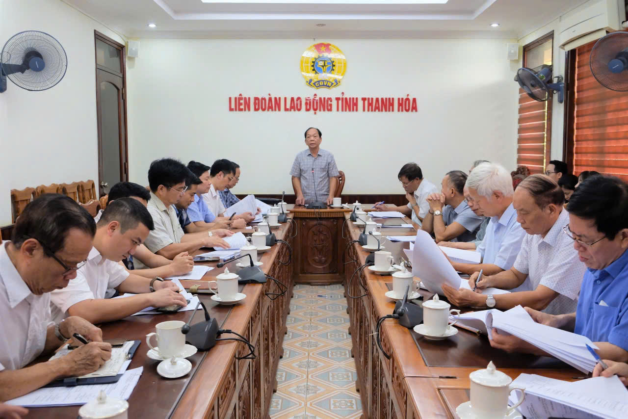 Họp Hội đồng, tiểu ban chấm điểm Hội thi Sáng tạo kỹ thuật Thanh Hóa lần thứ 14