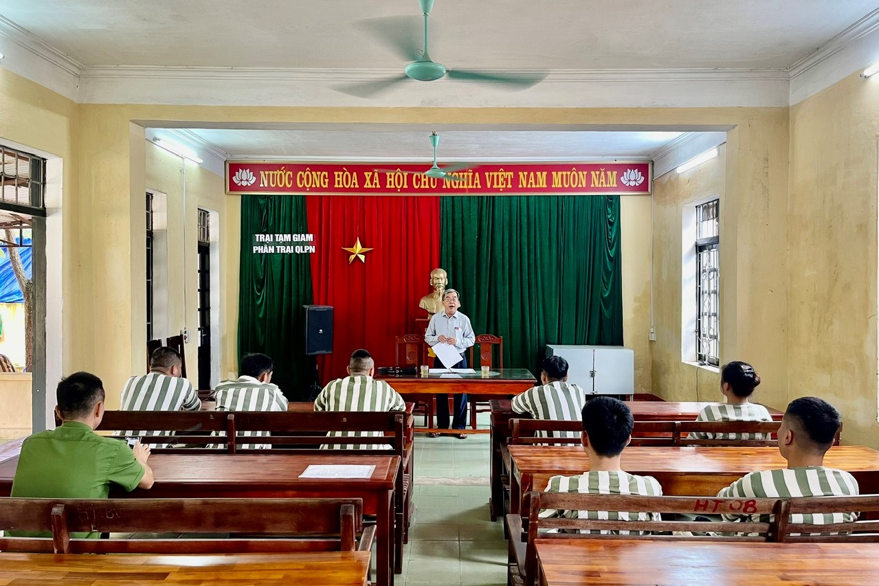 Hội Luật gia: Tư vấn pháp luật, hỗ trợ pháp lý phạm nhân Trại tạm giam Công an tỉnh 