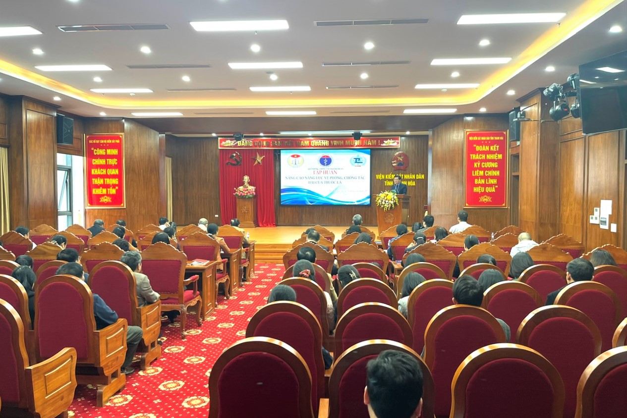 Hội Luật gia: Tập huấn nâng cao năng lực phòng, chống tác hại của thuốc lá 