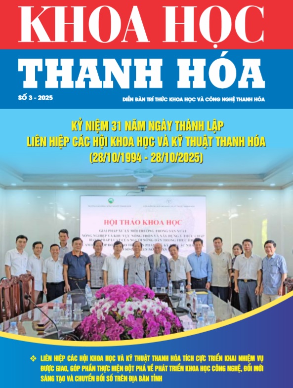 Tập san Khoa học Thanh Hóa số 3 - 2025