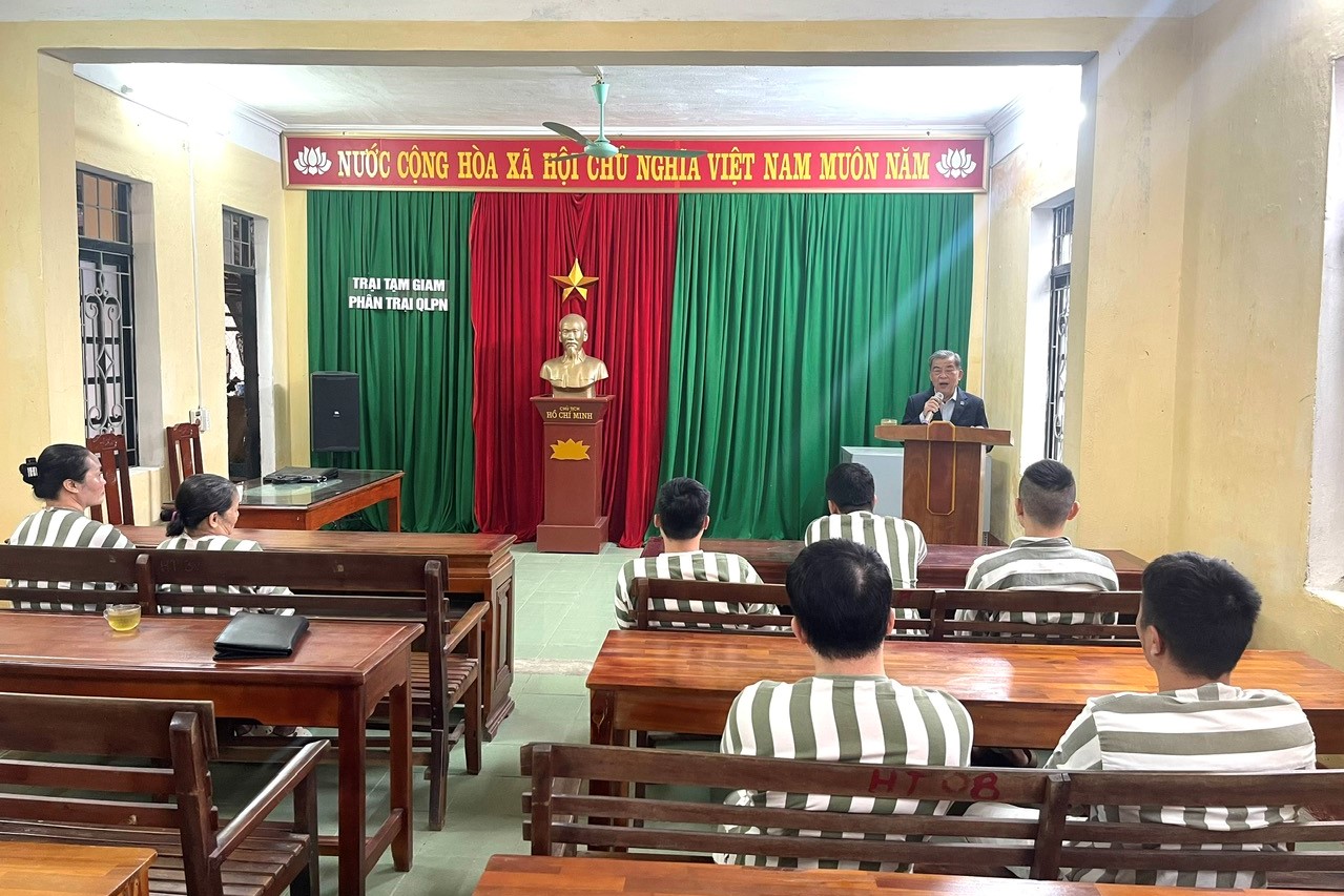 Hội Luật gia: Tư vấn pháp luật, hỗ trợ pháp lý phạm nhân Trại tạm giam Công an tỉnh 