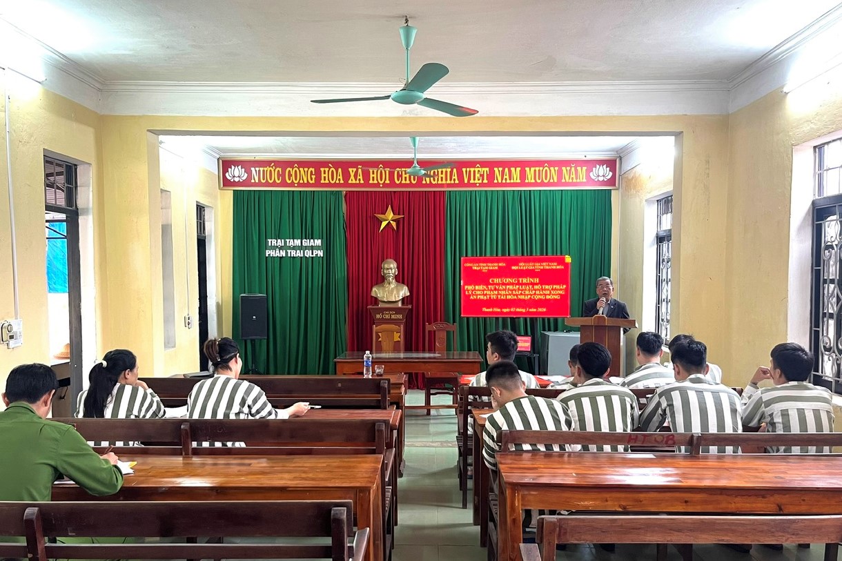 Hội Luật gia: Tư vấn pháp luật, hỗ trợ pháp lý phạm nhân Trại tạm giam Công an tỉnh 