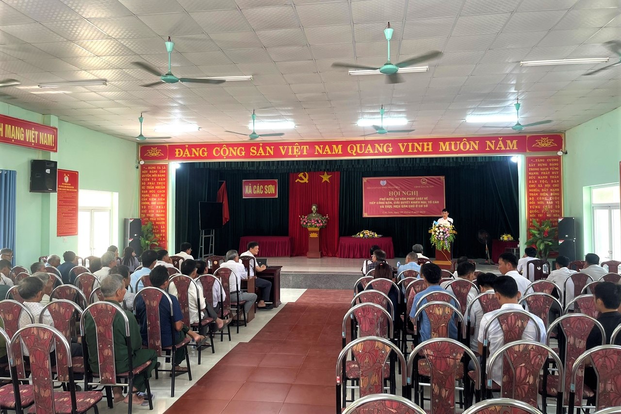 Hội Luật gia tỉnh Thanh Hóa đẩy mạnh tuyên truyền, phổ biến pháp luật ở cơ sở 